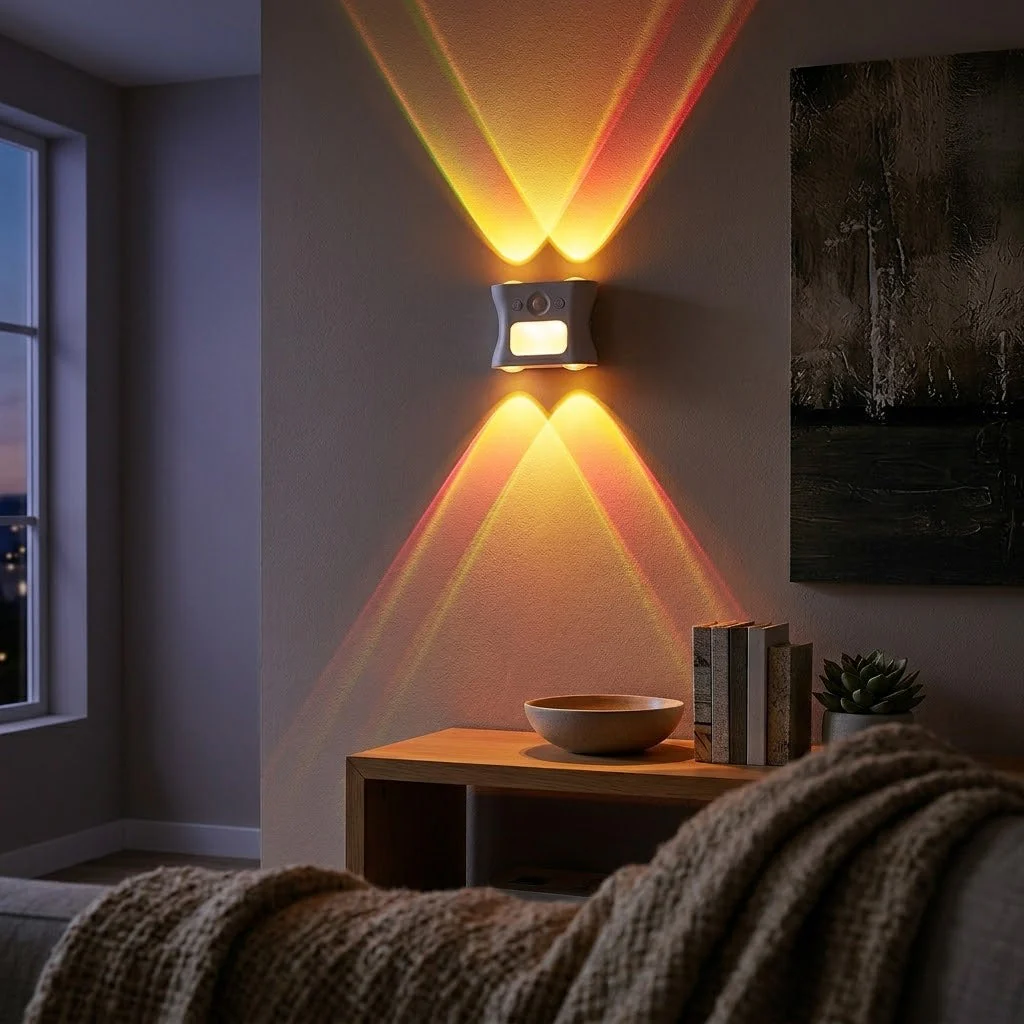 Color Flow Motion Sensor Wall Light - Image 1