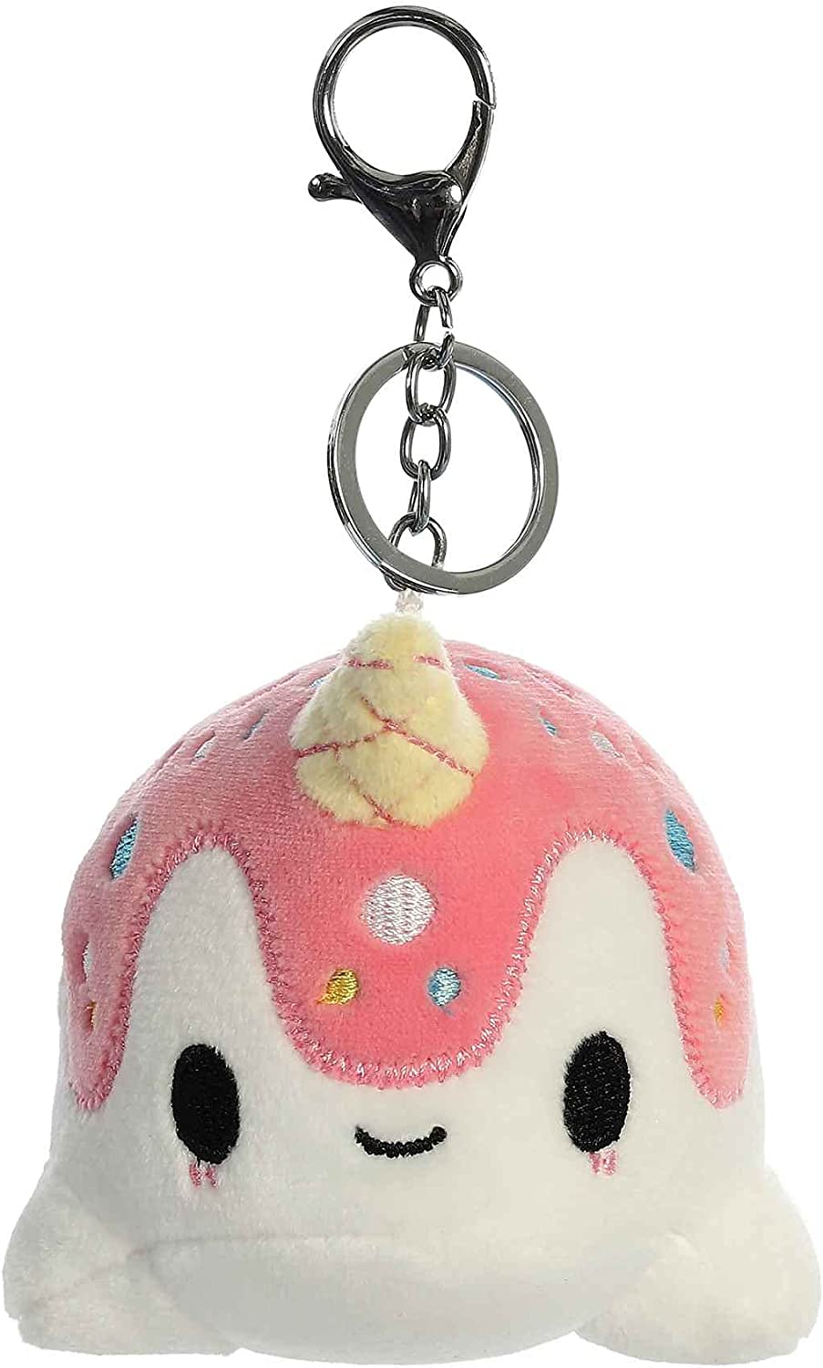Tasty Peach Aurora 4" Vanilla-Berry Nomwhal Clip-On - Image 2