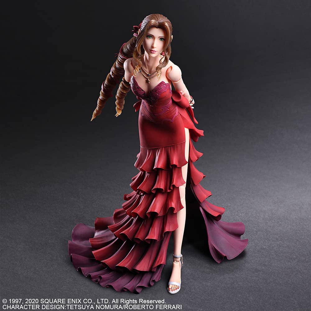 Final Fantasy VII - Remake Play Arts Kai Aerith Gainsborough Dress Action Figure - Image 3