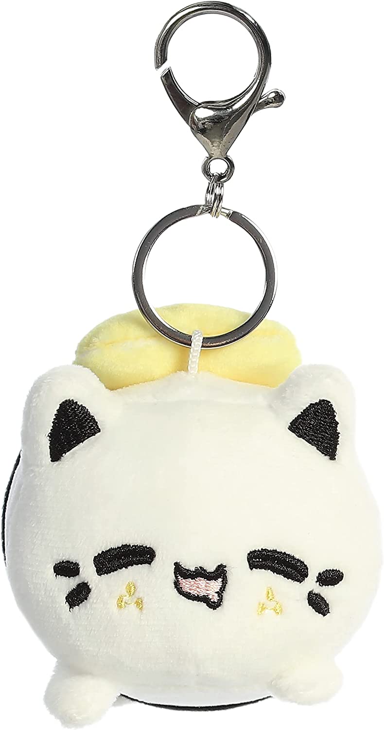 Aurora - Tasty Peach - 3.5" Tamago Sushi Meowchi Keychain - Image 2