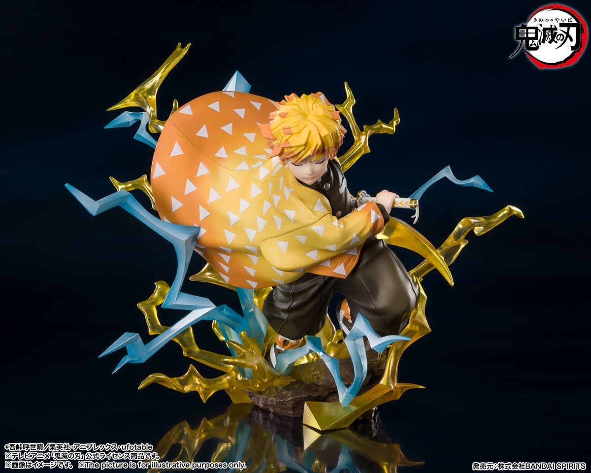 Bandai Zenitsu Agatsuma Thunderclap FiguartsZERO - Image 2