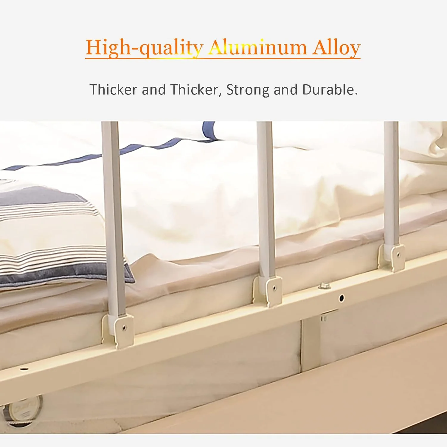 Anti-Fall Elderly Adjustable Bed Guard - Image 2