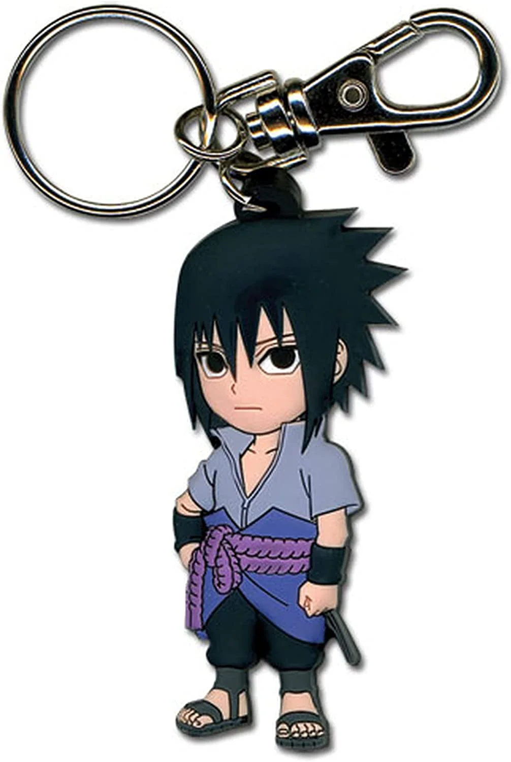 Great Eastern Entertainment Naruto Shippuden SD Sasuke PVC Keychain - Image 1