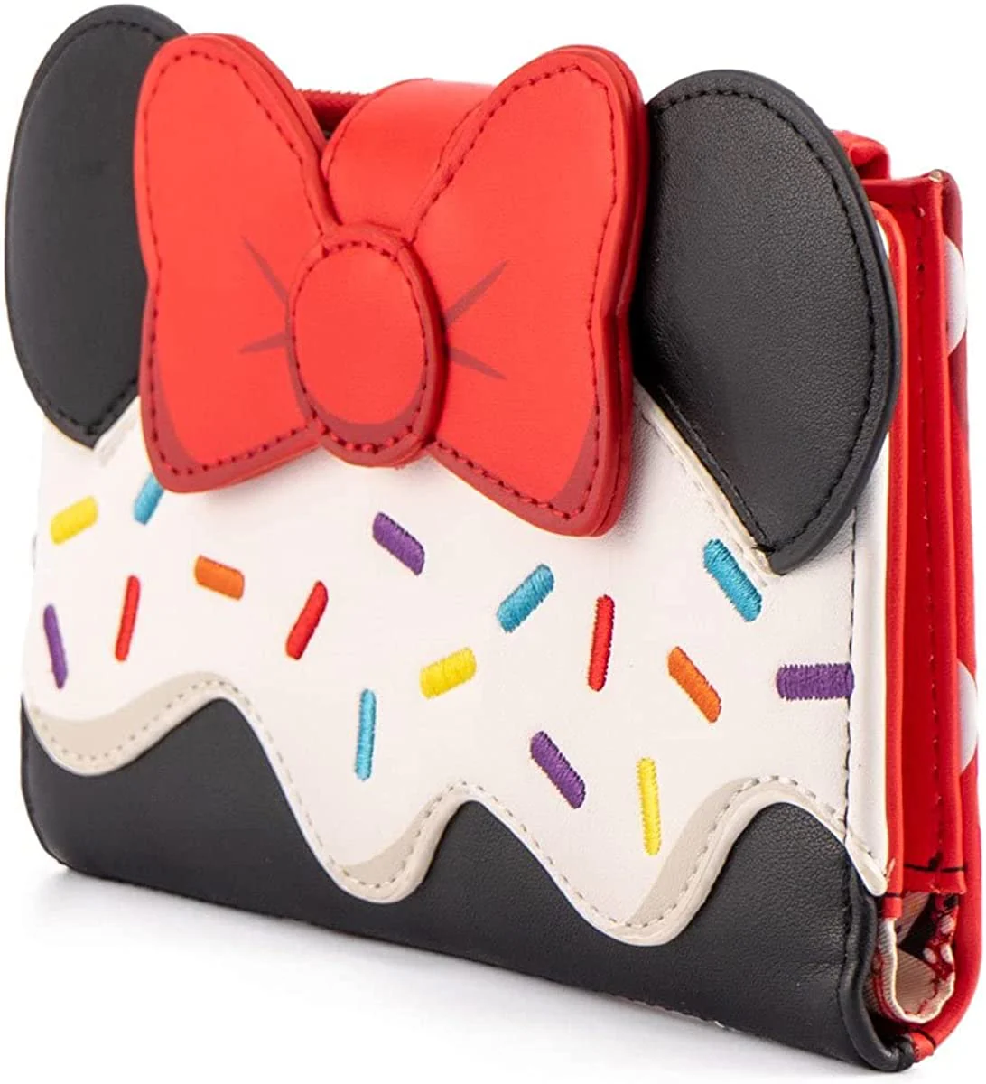 Loungefly Disney Minnie Mouse Sweets Collection Faux Leather Flap Wallet - Image 2
