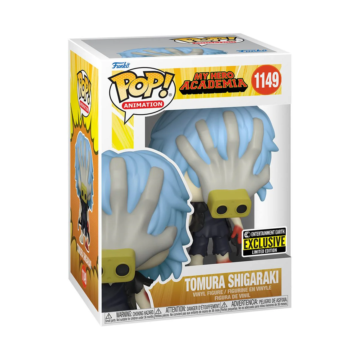 Funko Pop! Animation: My Hero Academia - Tomura Shigaraki #1149 Entertainment Earth Exclusive - Image 2