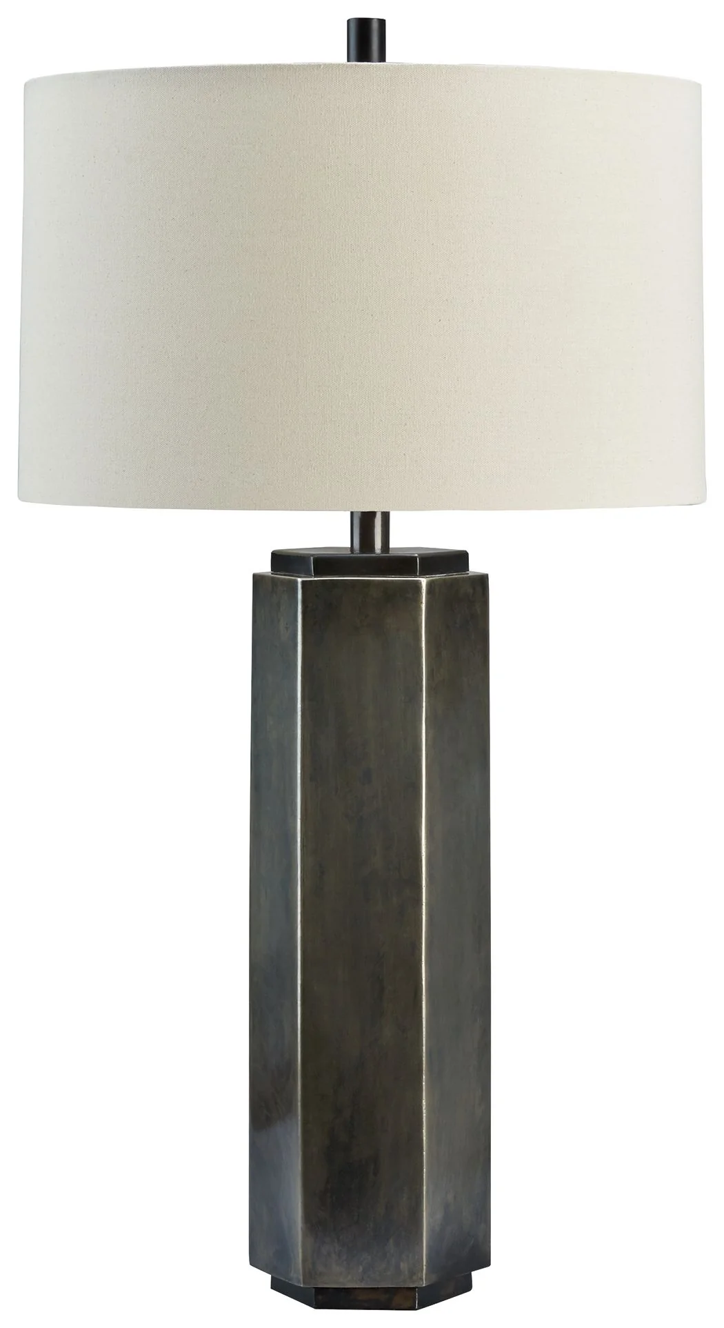 Dirkton - Metal Table Lamp  - Antique Pewter Finish - Image 1