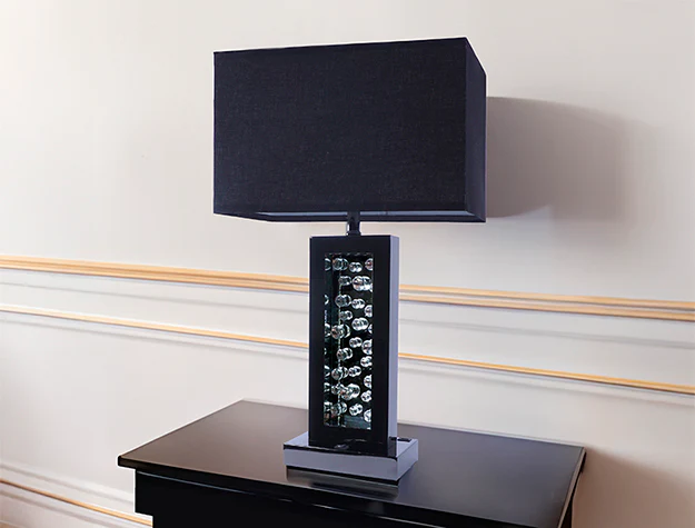 Monica Lamp Black Nickel-LED Accent - Image 1