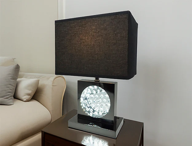 Table Lamp Black Nickel-LED Accent - Image 1