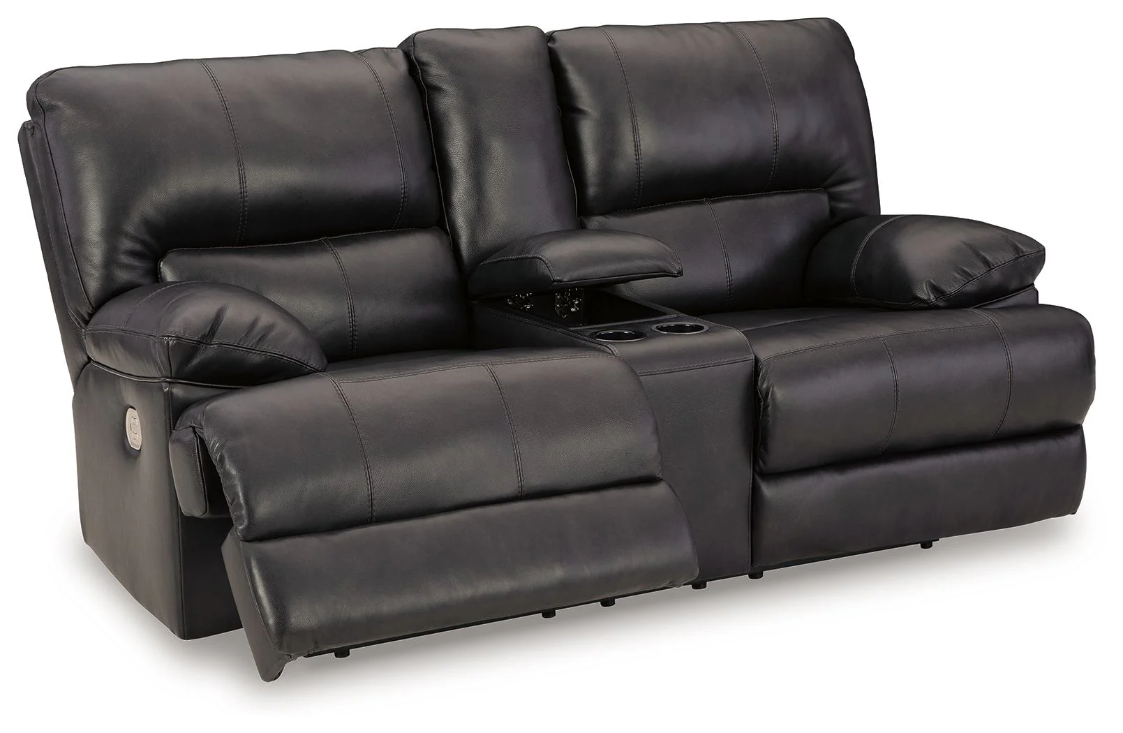 Mountainous - Power Reclining Loveseat With Console /Adj Headrest - Eclipse - Image 2