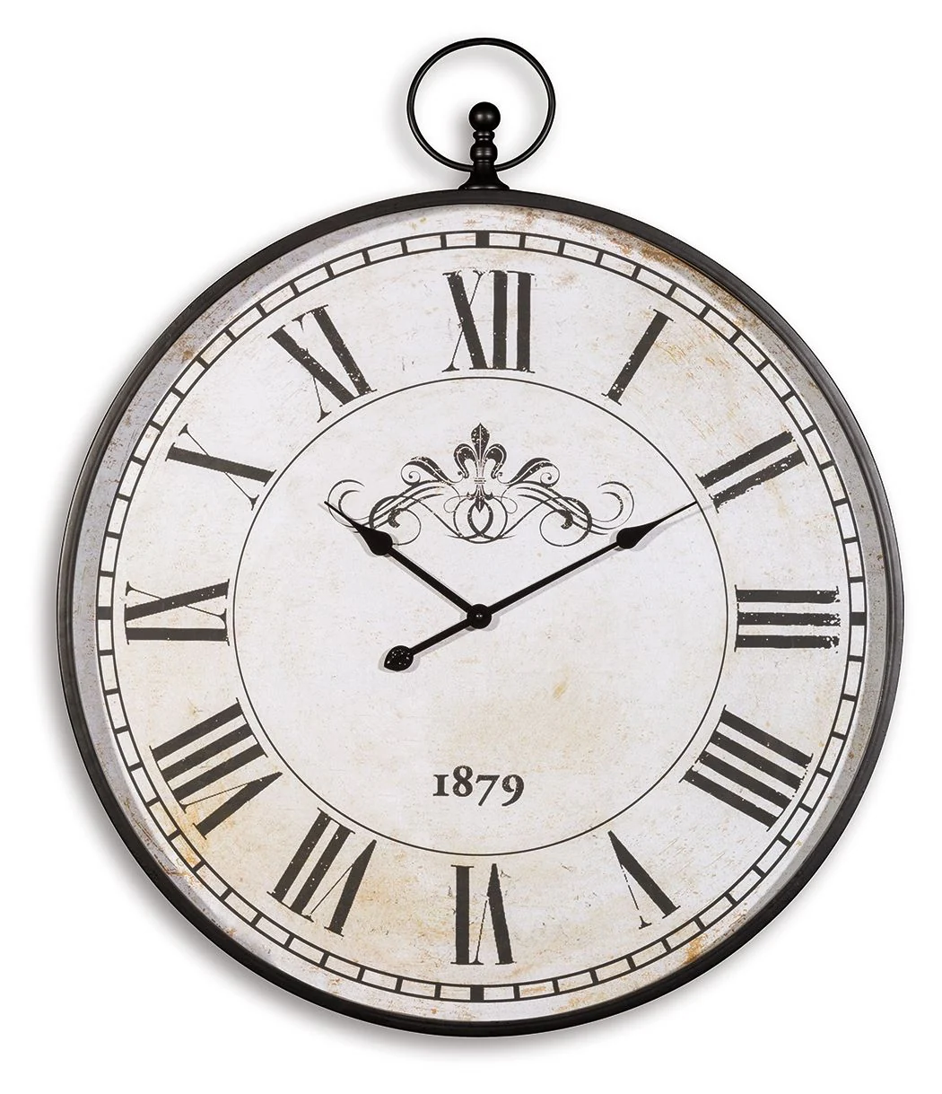 Augustina - Wall Clock - Antique Black - Image 1