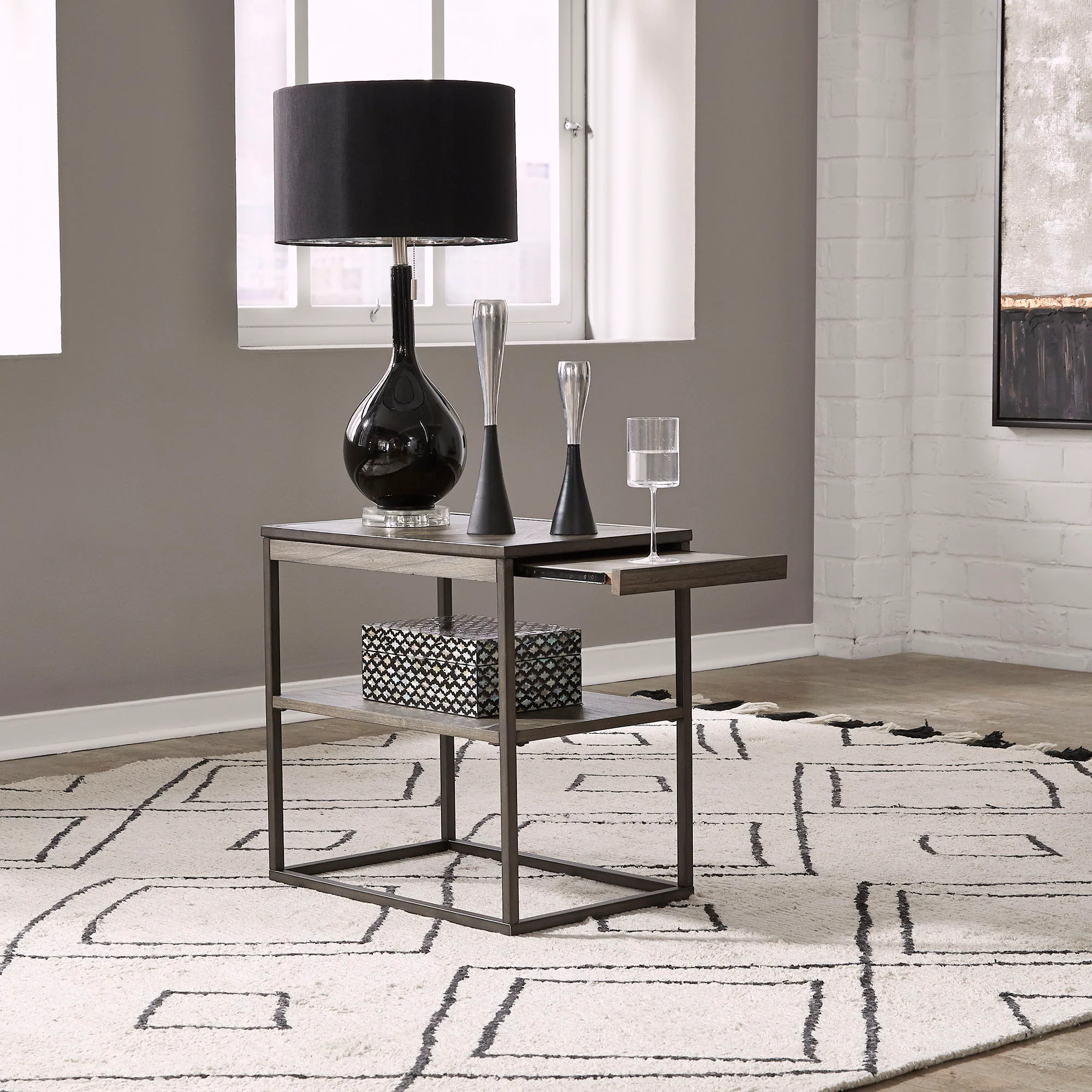 Jamestown - Chair Side Table - Tobacco - Image 1