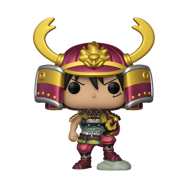 Funko Pop! Animation: One Piece - Armored Luffy Metallic Chase Exclusive - Image 1