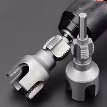 Pipe Thread Reamer & Edge Cutter Drill Attachment Tool - Image 2