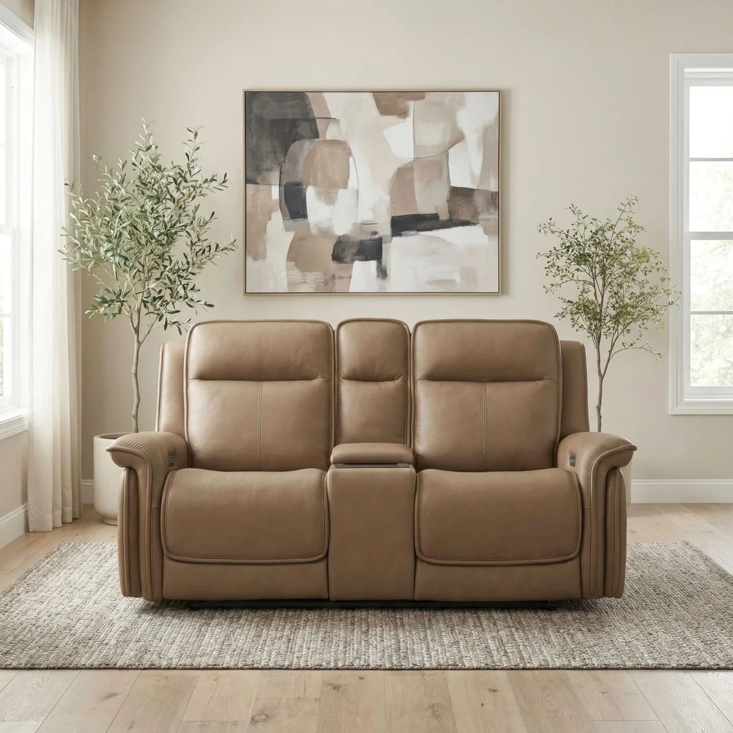 Cora - Loveseat With Console P3 & ZG - Image 2