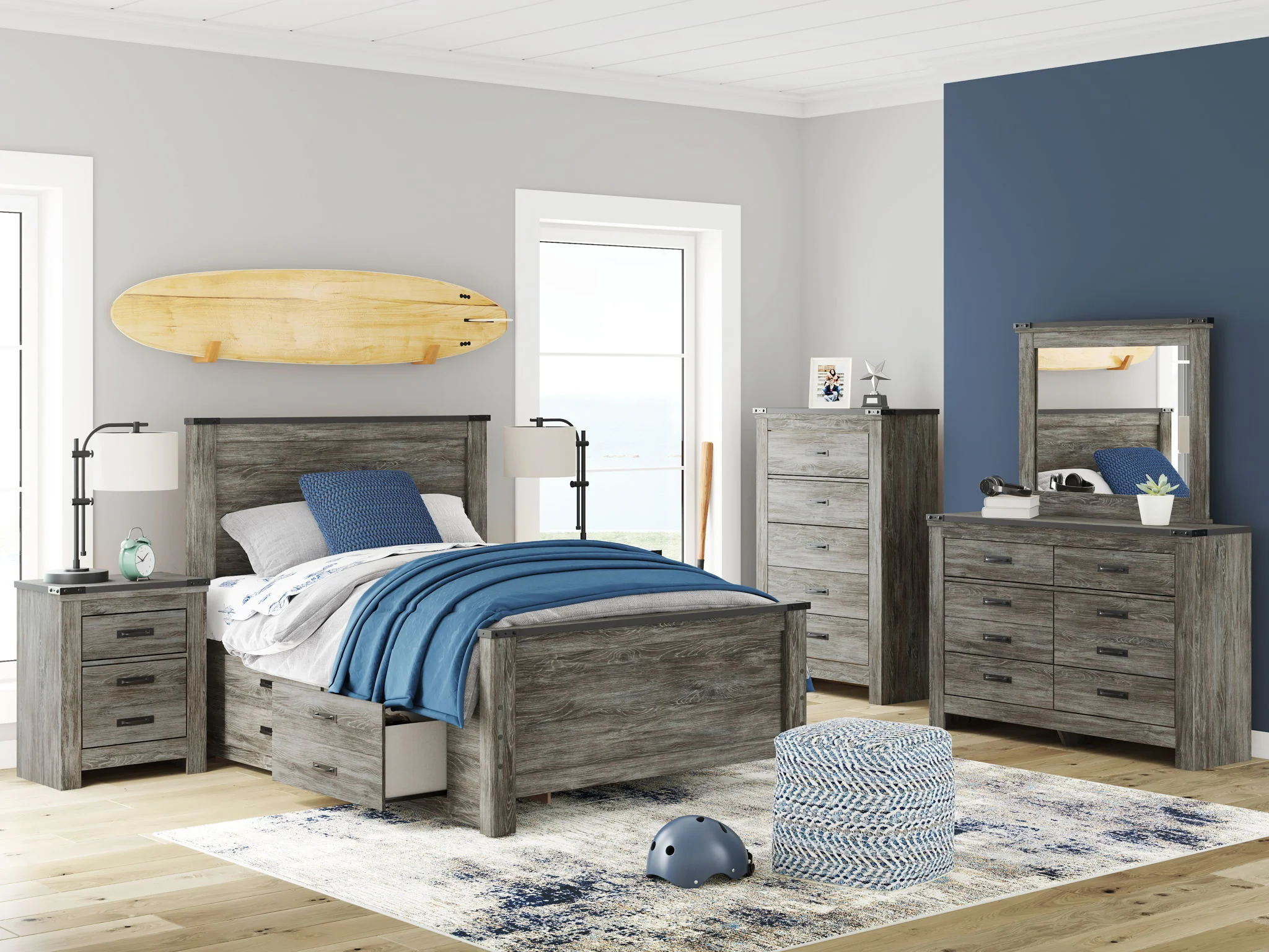 Frandern – Storage Panel Bedroom Set