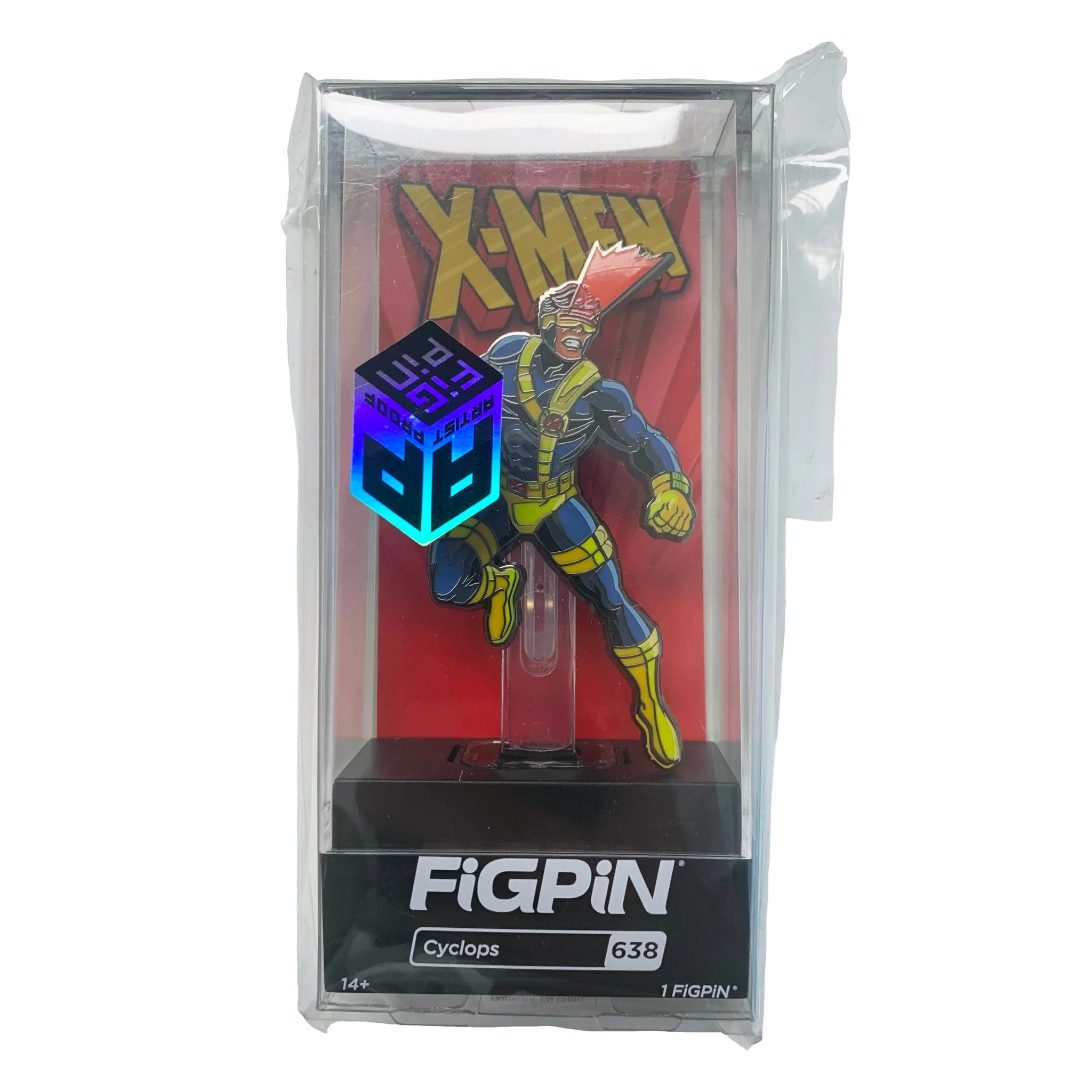 FiGPiN AP Artist Proof X-Men Animated Cyclops 638 Collectible Enamel Pin - Image 2