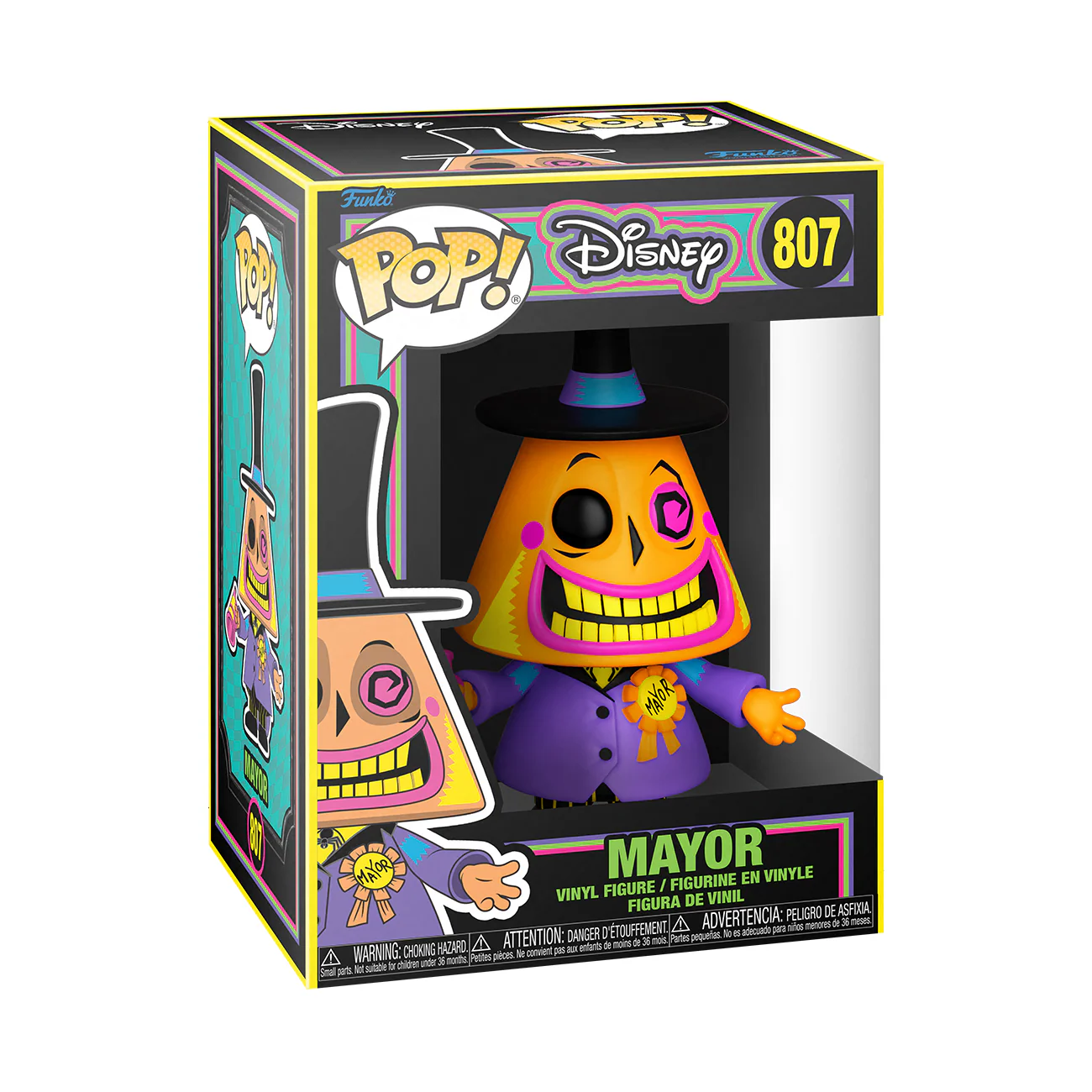 Funko Pop! Disney: The Nightmare Before Christmas - Mayor #807 Blacklight - Image 2
