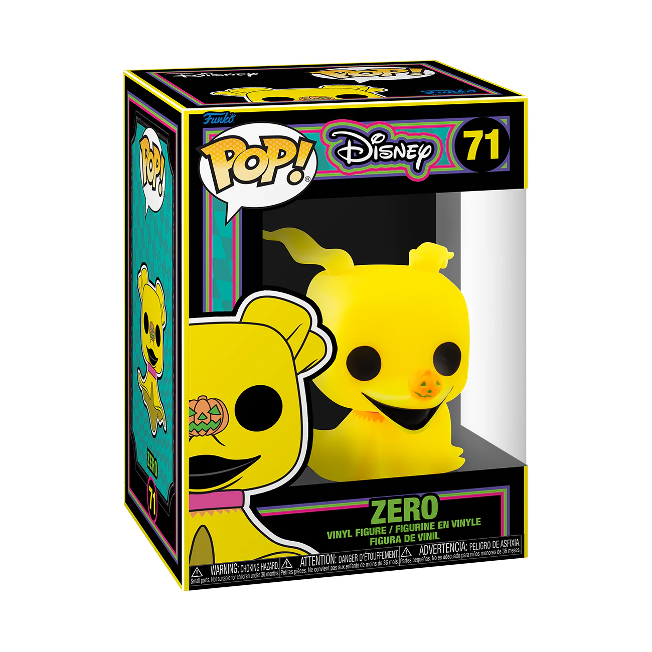 Funko Pop! Disney: The Nightmare Before Christmas - Zero #71 Blacklight - Image 3