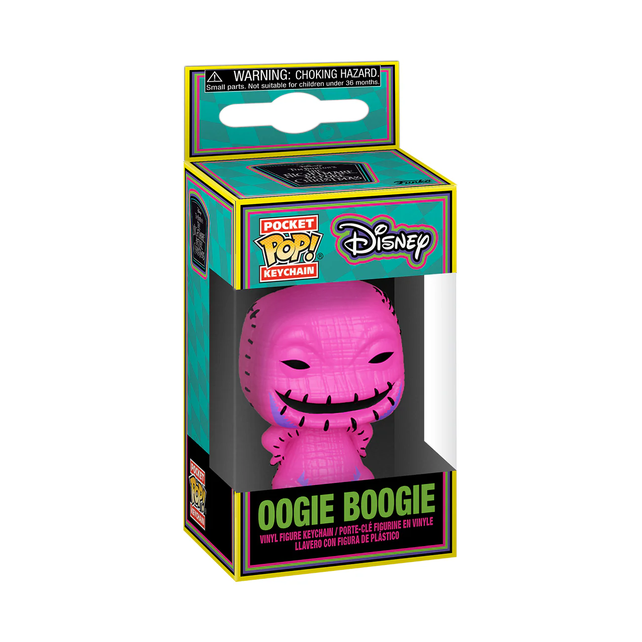 Funko Pop! Keychain: The Nightmare Before Christmas - Oogie (Blacklight) - Image 2