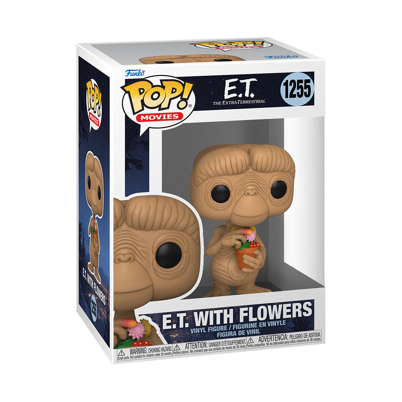 Funko Pop! Movies: E.T. The Extra-Terrestrial - E.T. with Flowers #1255 - Image 3