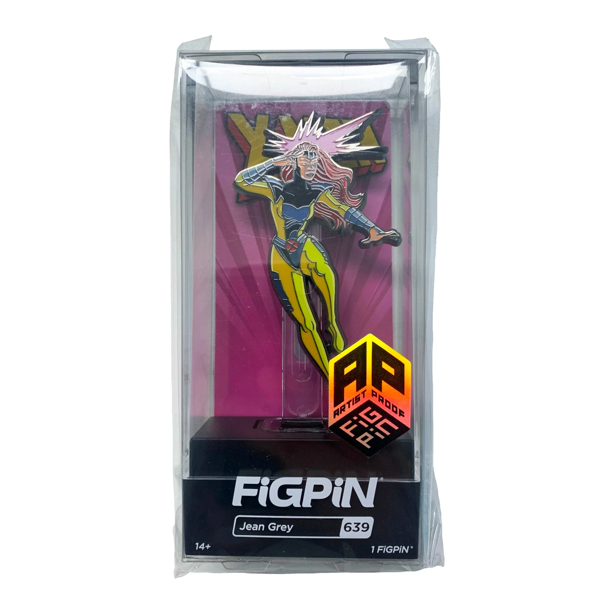 FiGPiN AP Artist Proof X-Men Animated Jean Grey 639 Collectible Enamel Pin - Image 2