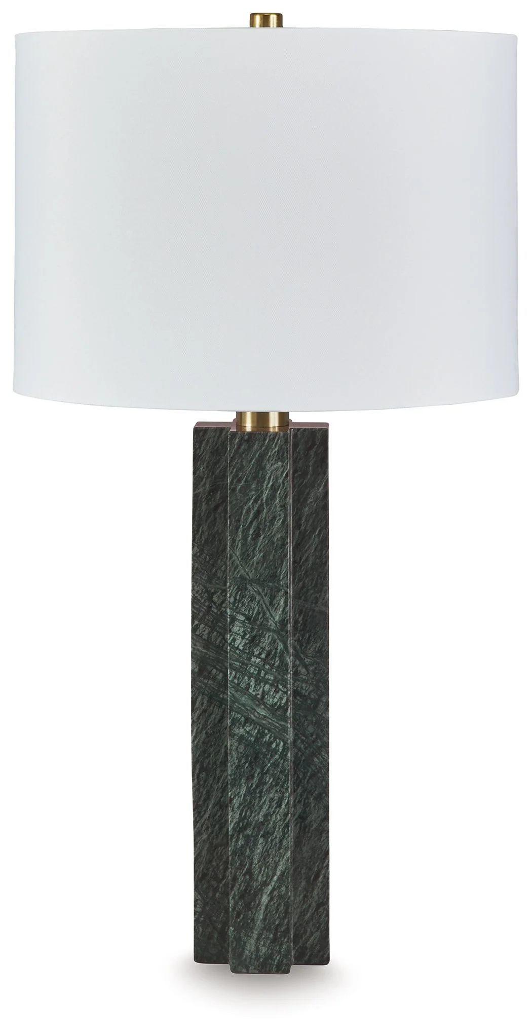 Keegan - Marble Table Lamp - Green - Image 1