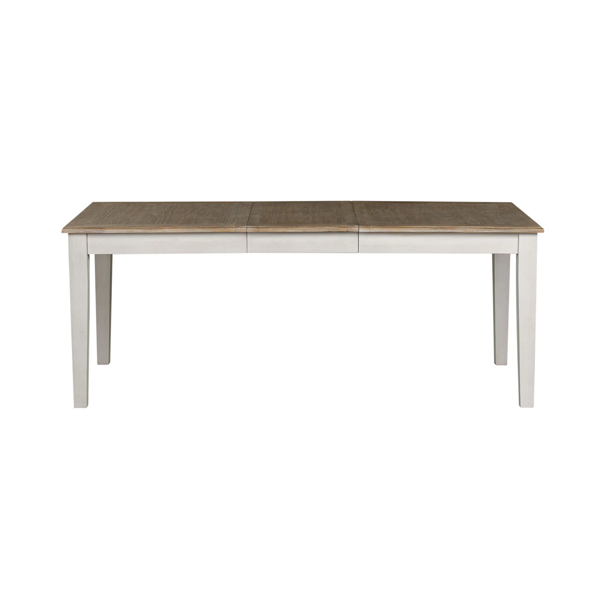 Summerville - Rectangular Leg Table - Soft White Wash / Wirebrushed Gray - Image 2