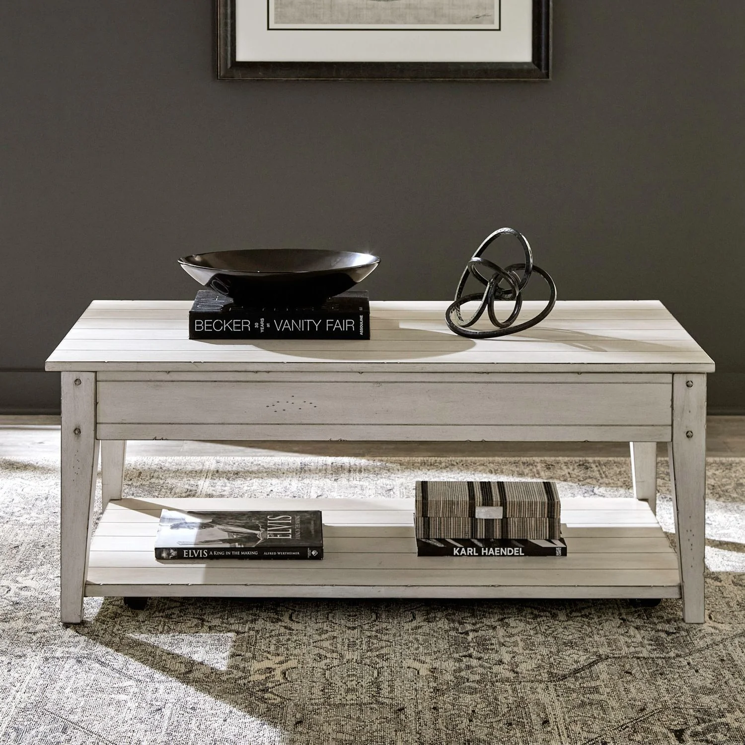 Lake House - Lift Top Cocktail Table - Image 2
