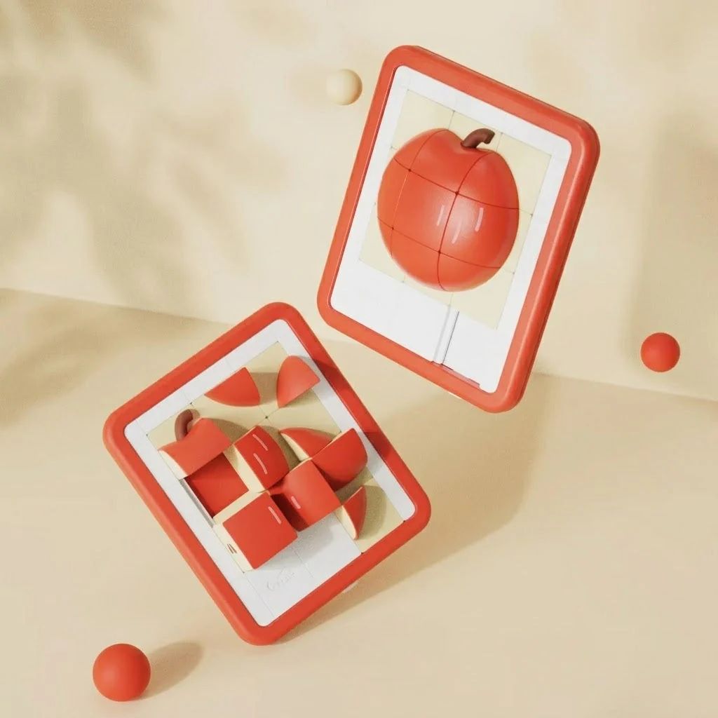 Apple Sliding Block Logic Puzzle Toy - Image 3