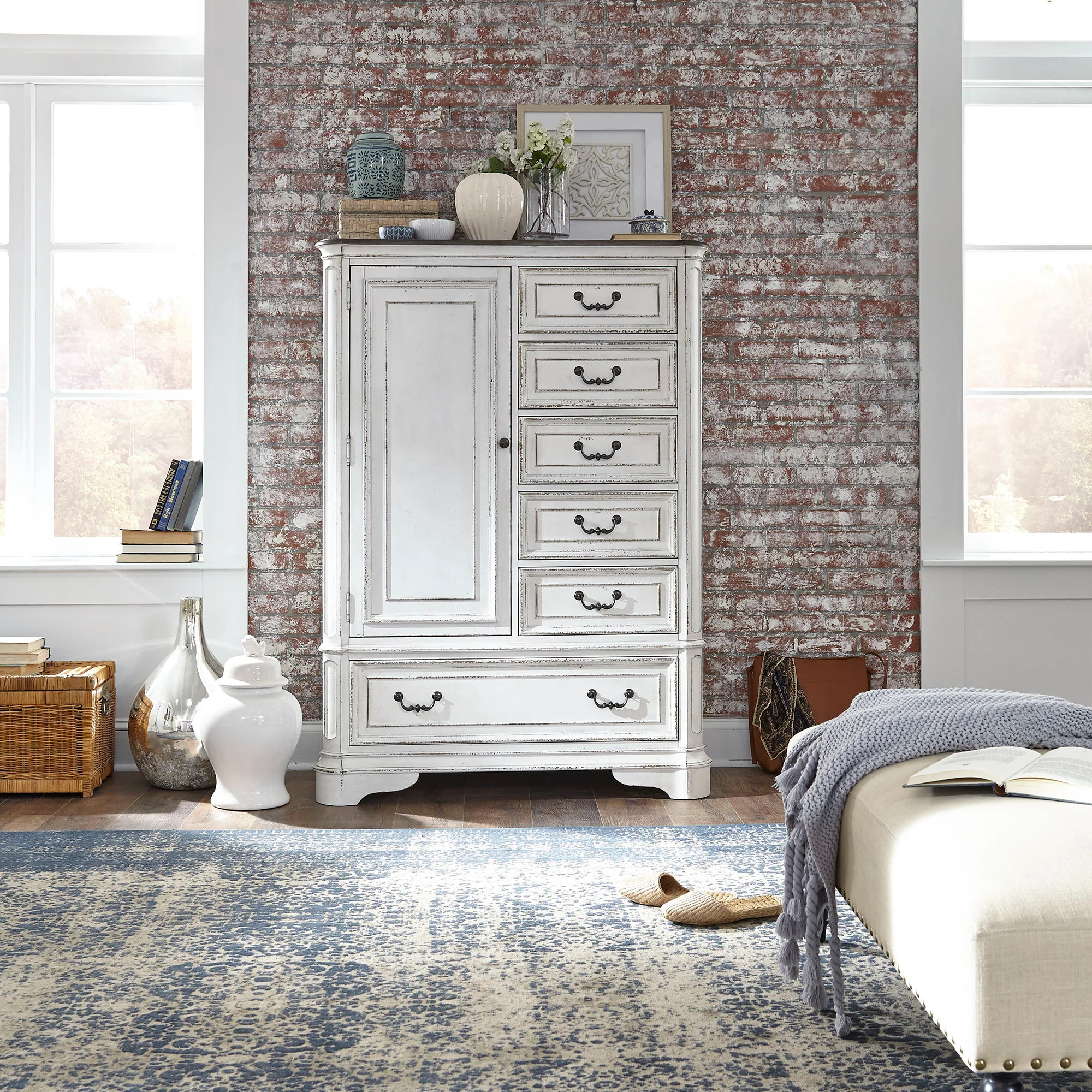Magnolia Manor - Master Chest - Antique White - Image 1