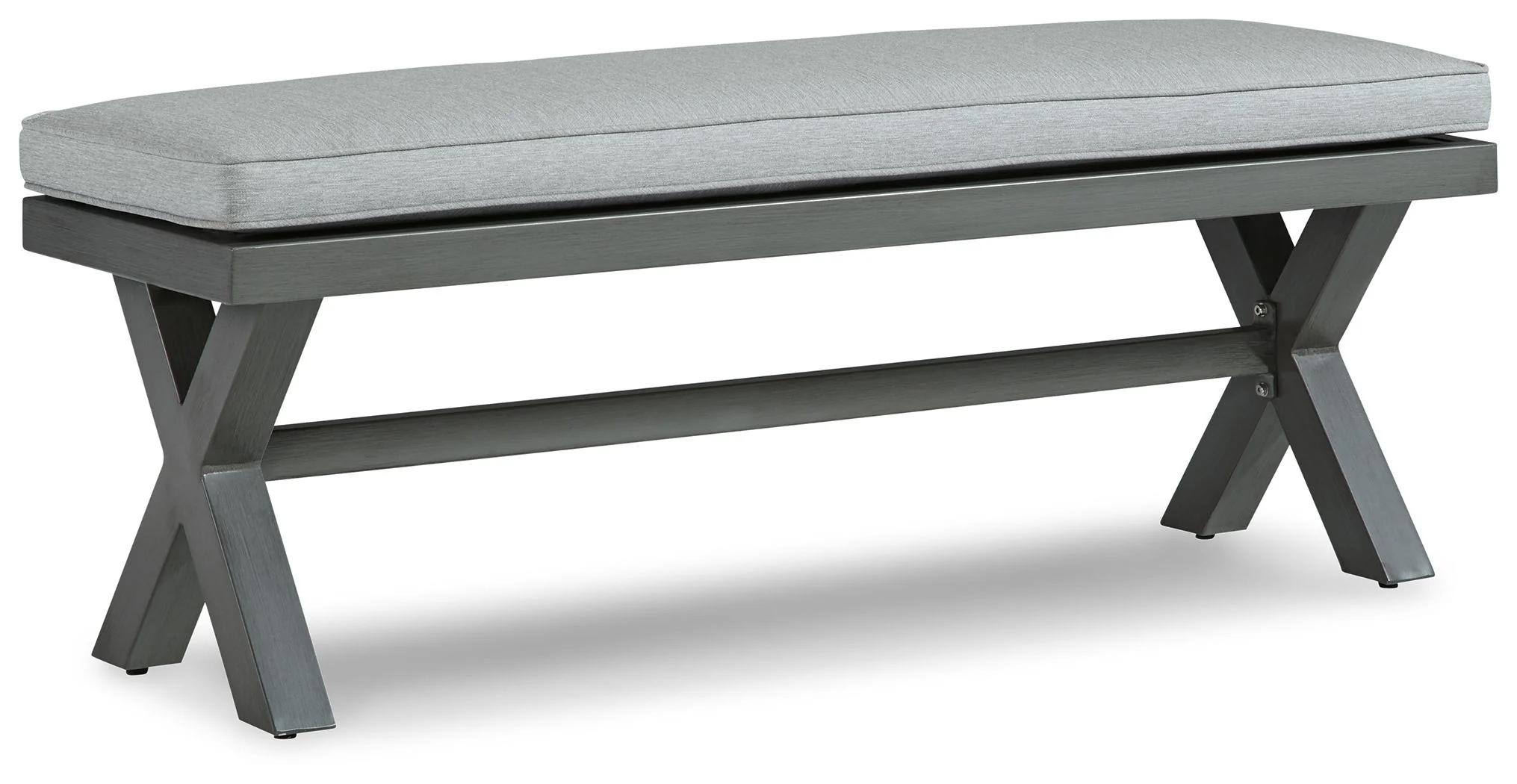Elite Park – Bench With Cushion – Gray