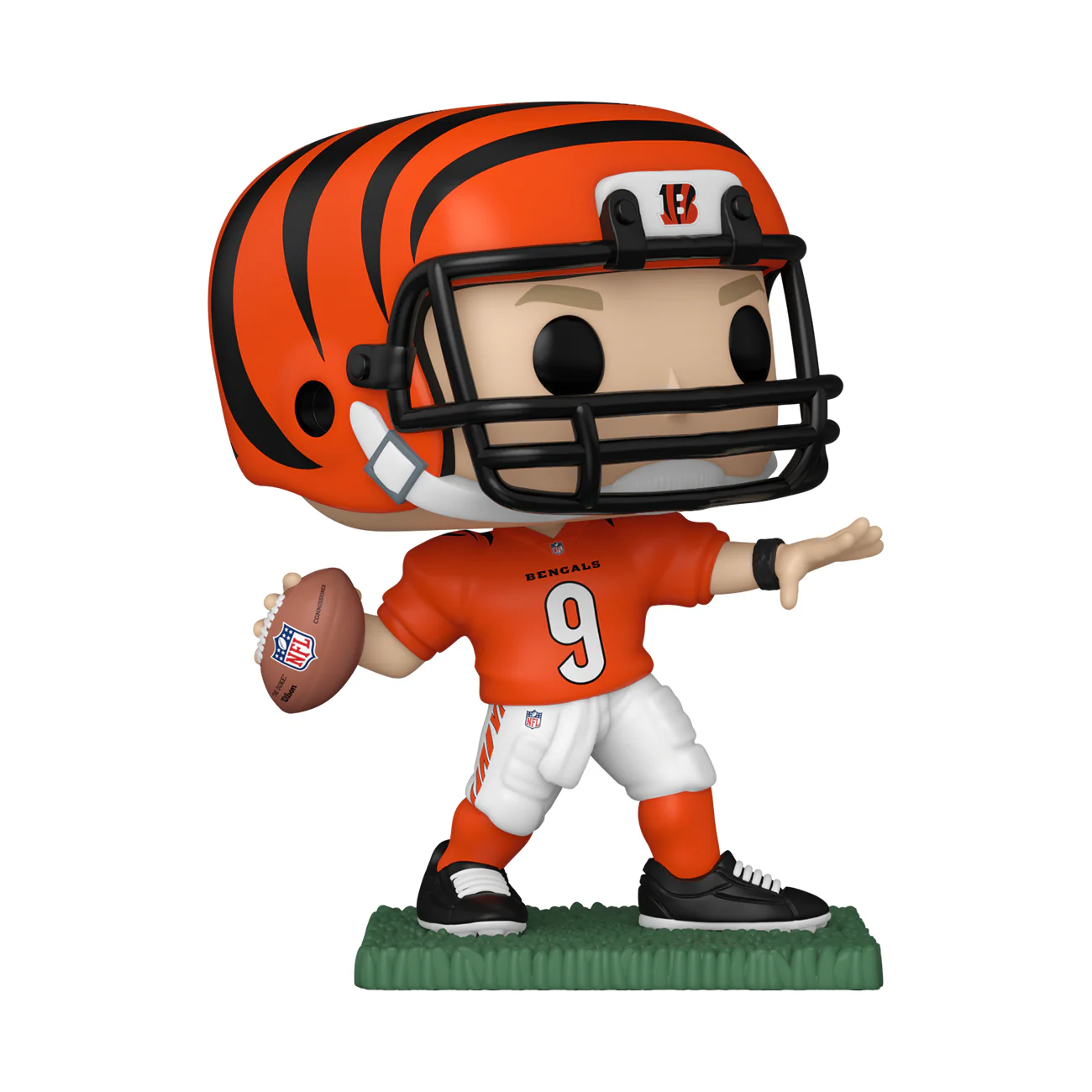 Funko Pop! NFL: Cincinnati Bengals - Joe Burrow Home Uniform - Image 1