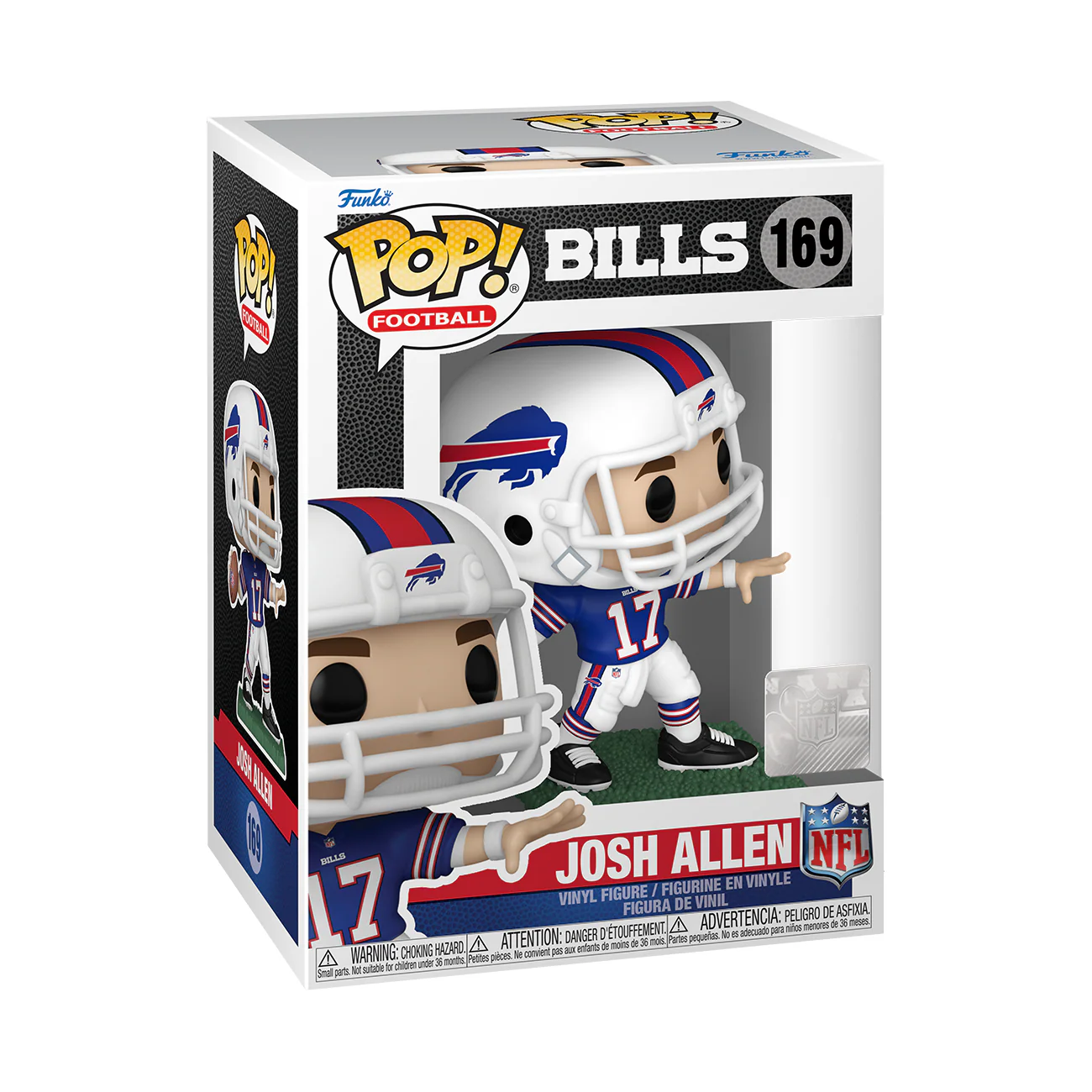 Funko Pop! NFL: Buffalo Bills - Josh Allen Home Uniform - Image 2