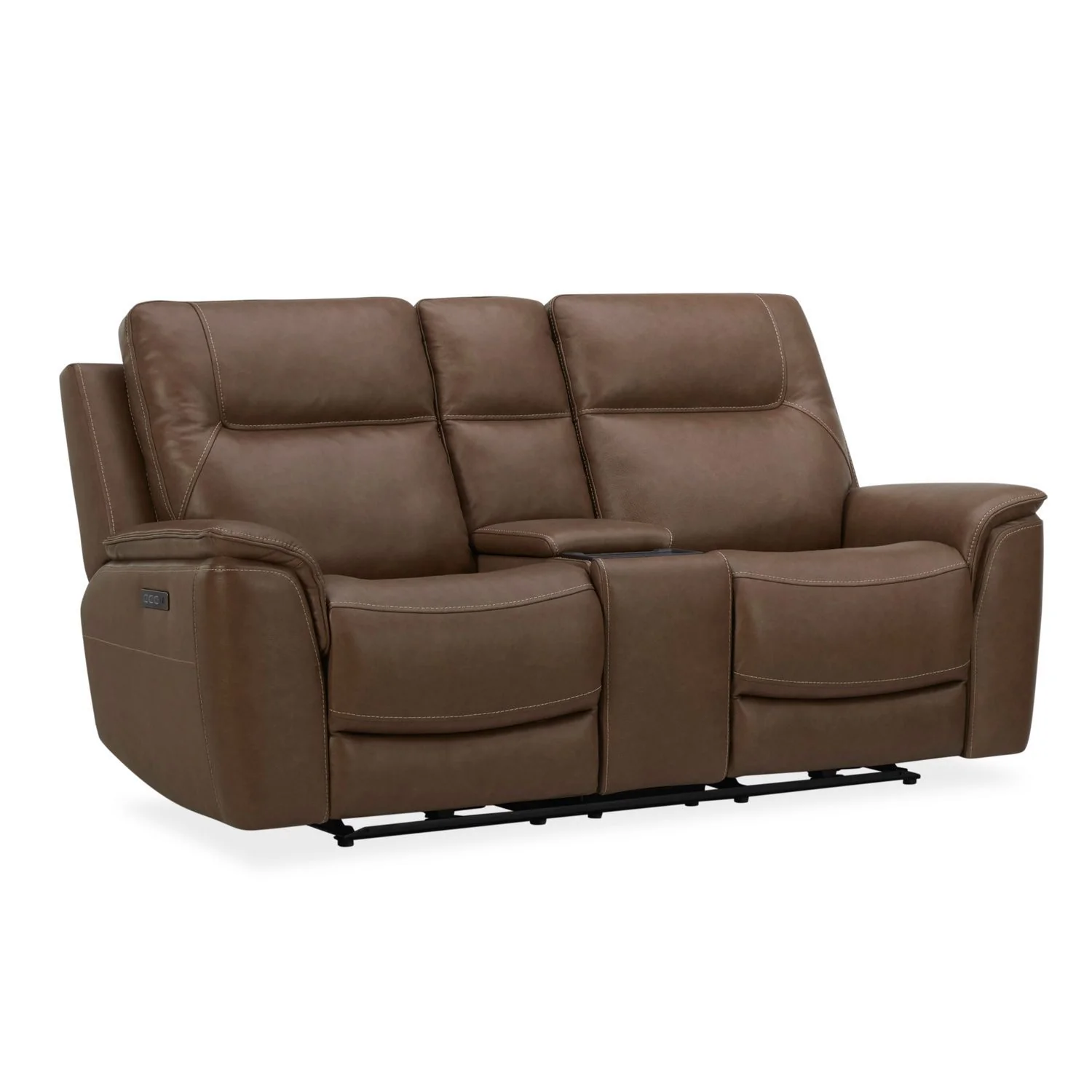 Collins - Loveseat With Console P3 & ZG - York Chestnut - Image 3