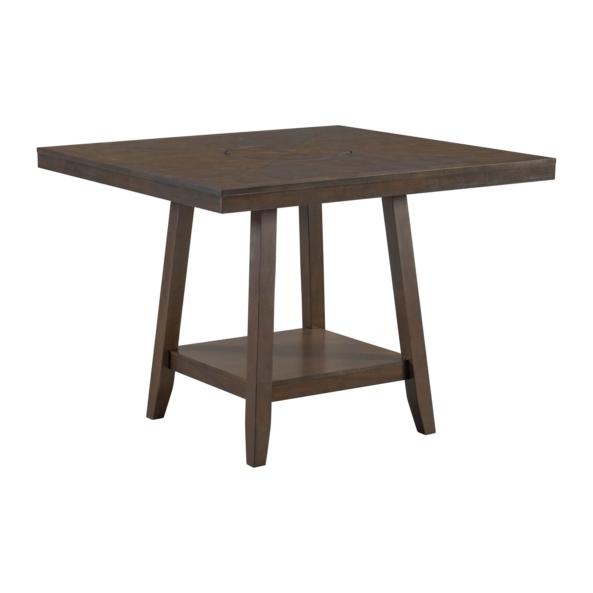 Seneca - Square Counter Table With Lazy Susan - Image 2