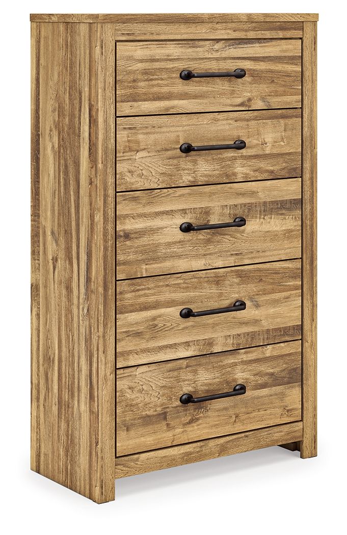 Maystonna - Five Drawer Chest - Brown - Image 1