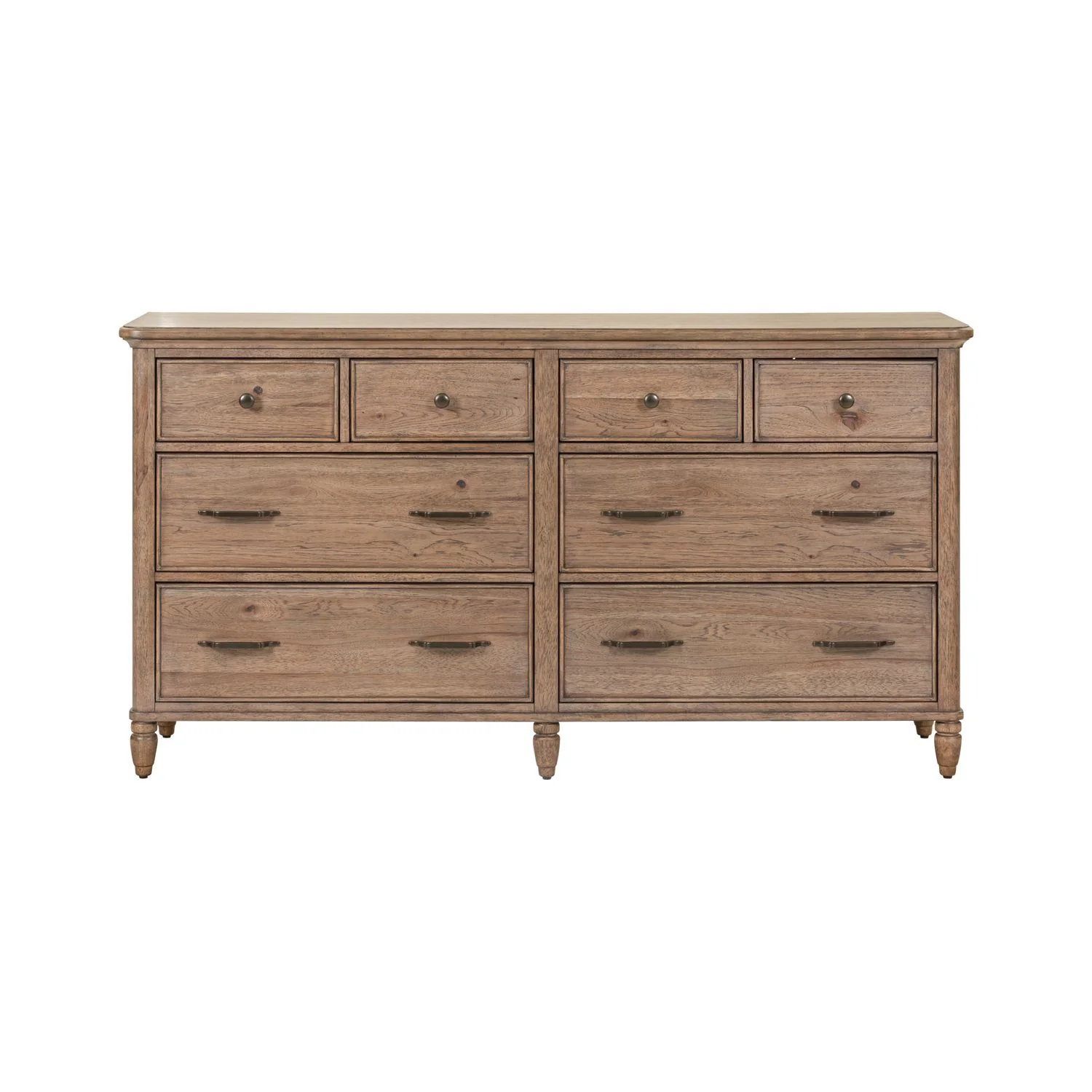 Hickory Grove - 6 Drawer Chest - Heirloom Brown - Image 2