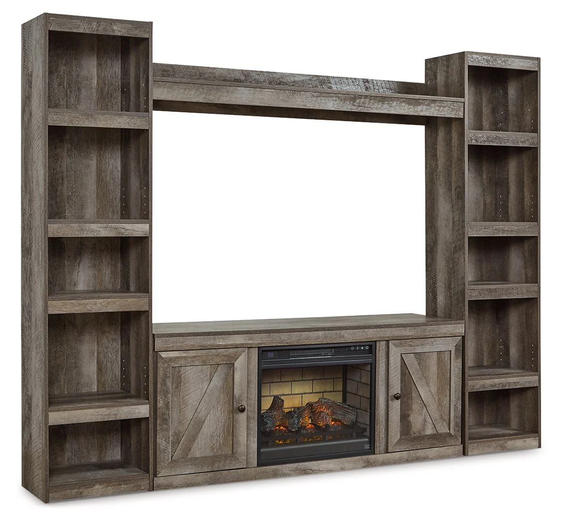 Wynnlow – Entertainment Center With 60″ TV Stand