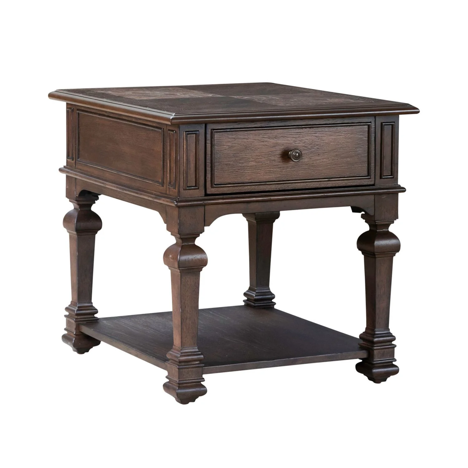 Providence Park - Drawer End Table - Chateau Brown - Image 2