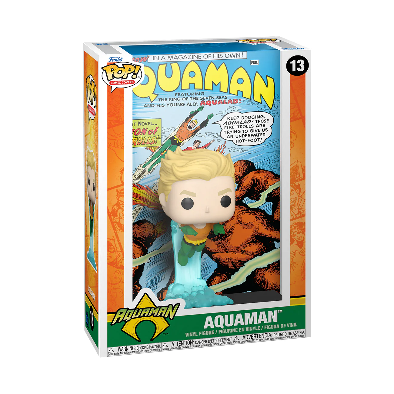Funko Pop! Comic Covers: DC Comics - Aquaman Number 1 Issue - Image 2