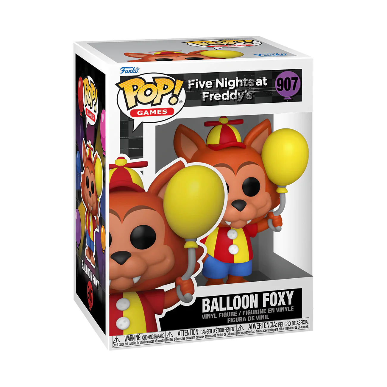 Funko Pop! Games: Five Nights at Freddy's Balloon Circus - Balloon Foxy #907 - Image 2
