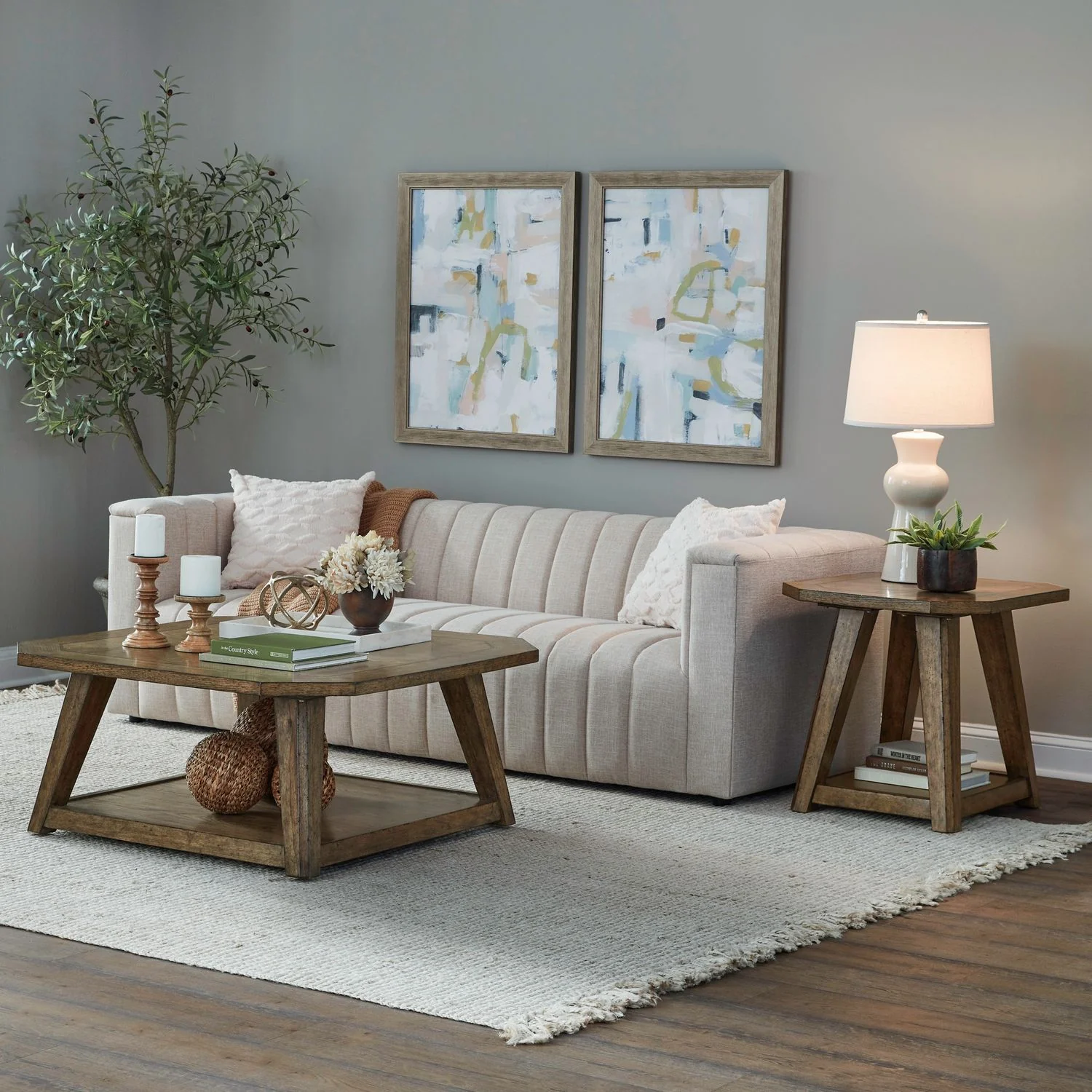 Carolina Park – Optional 3 Piece Set – Amber Brown