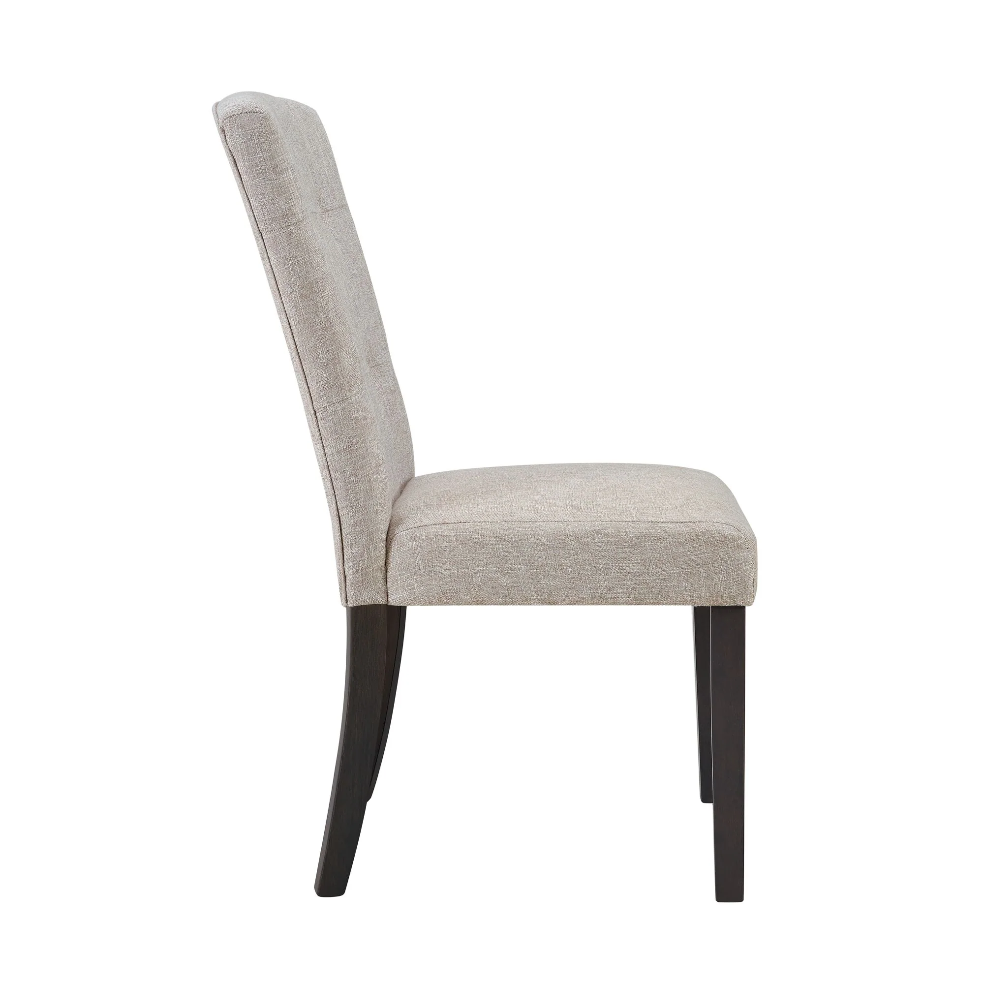 Lexi - Tufted Upholstered Chair (Set of 2) - Espresso - Image 2
