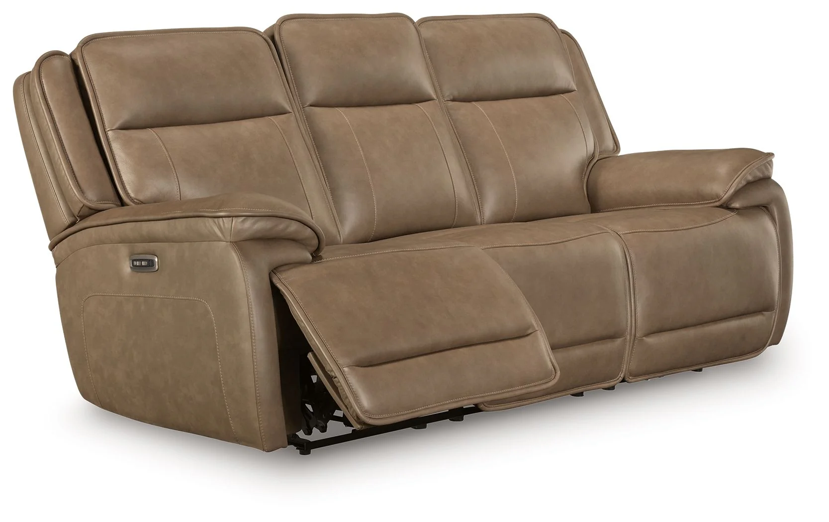 Glencroft - Power Reclining Sofa With Adjustable Headrest - Sahara - Image 1