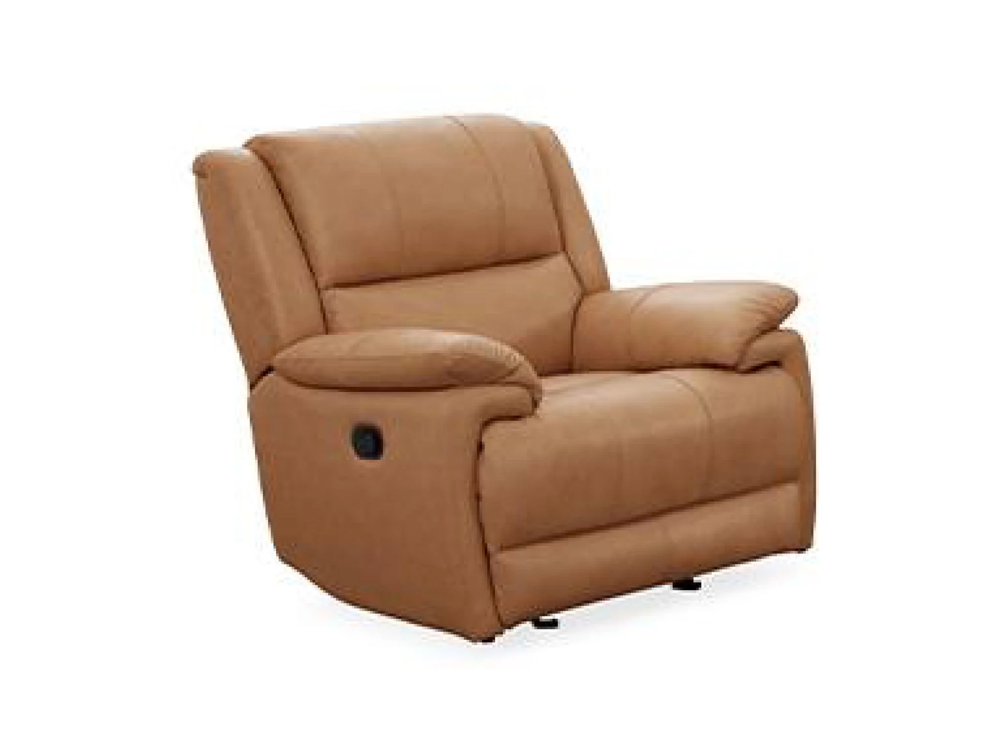 Manwah Power Leather Recliner - Madrid Canyon - Image 1