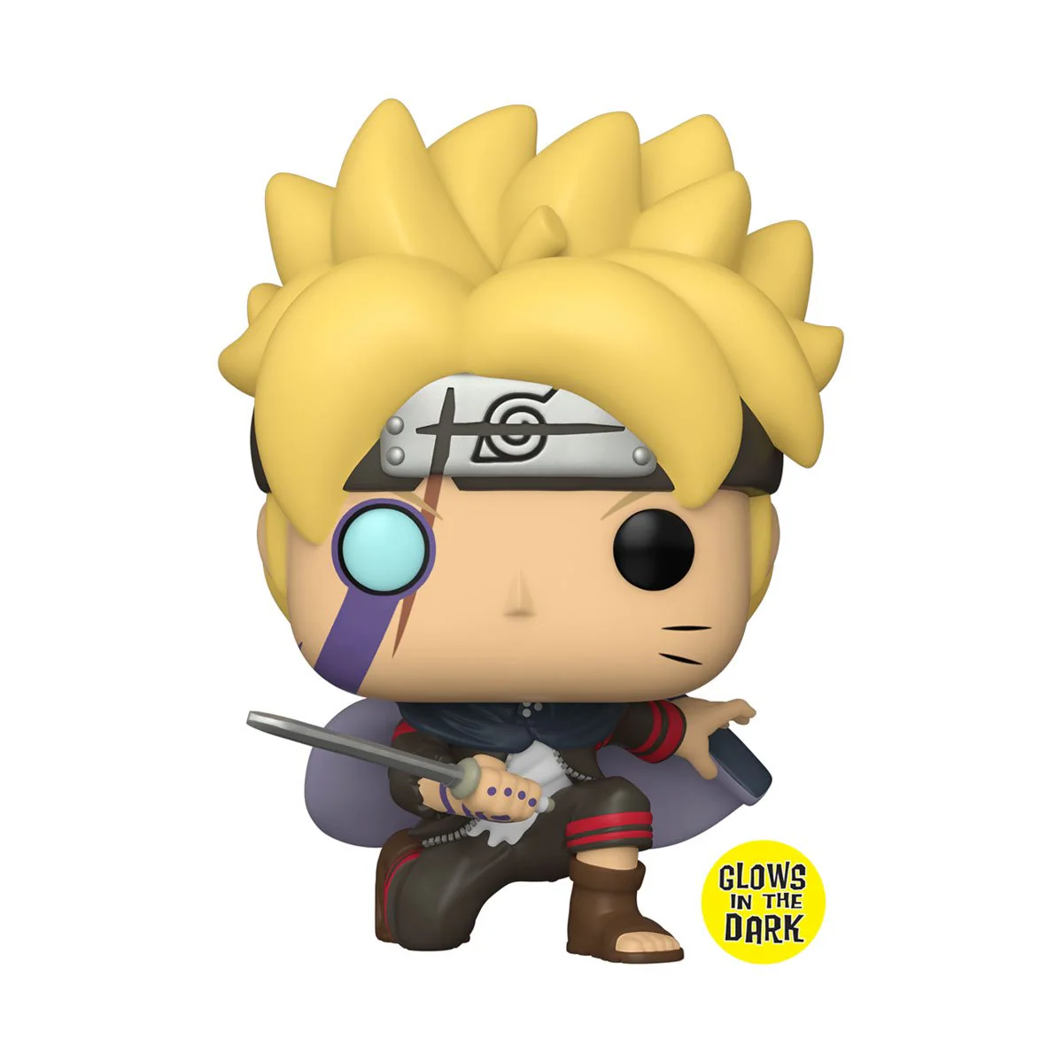 Funko Pop! Animation: Boruto: Naruto Next Generations - Boruto with Marks #1035 Glow-in-the-Dark Entertainment Earth Exclusive - Image 3