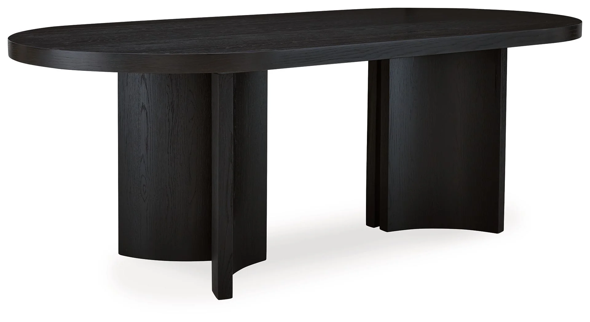 Rowanbeck - Oval Dining Room Table - Black - Image 1
