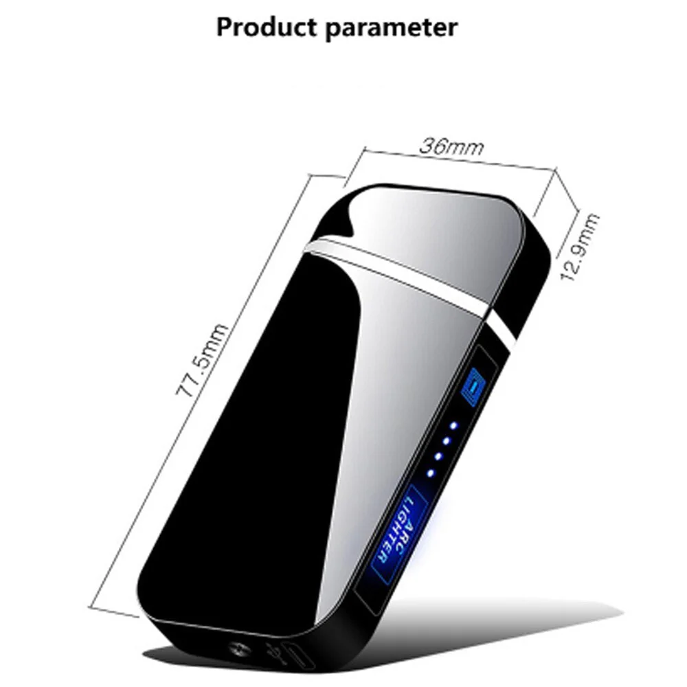Double Arc Electronic Rechargeable Windproof Lighters - Image 3