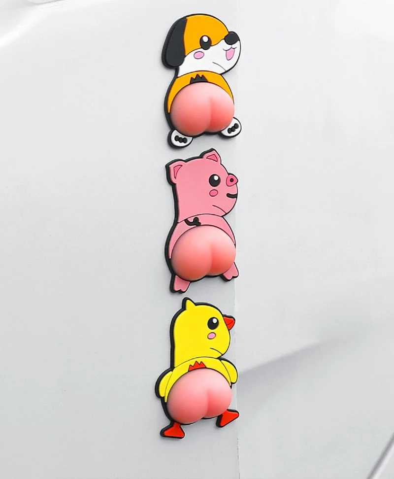 3D Cartoon Car Bumper Door Protectors - Image 3