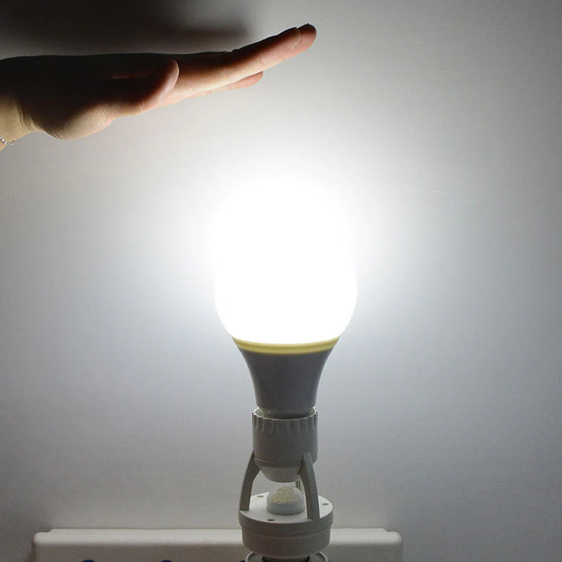 360 Rotating Motion Sensor Socket Switch Led Bulb Base - Image 2